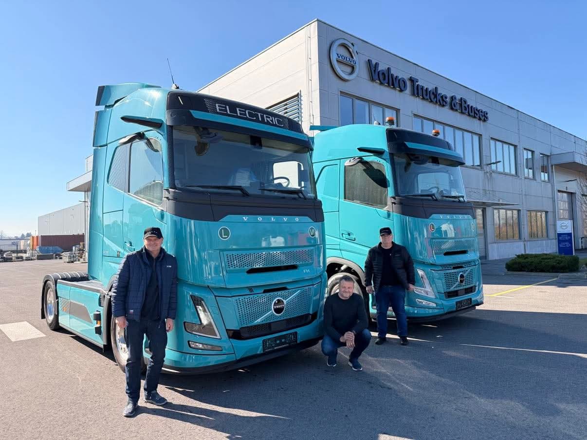 Logistika Škerget bogatejša za tri nove tovornjake